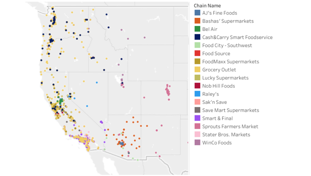 Western Regional Grocers: Store Distribution