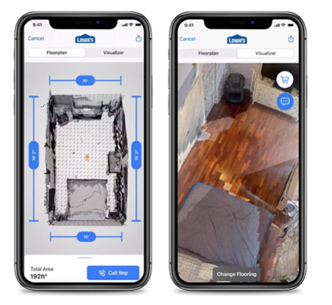 Lowe’s Innovation Labs’ iOS application 