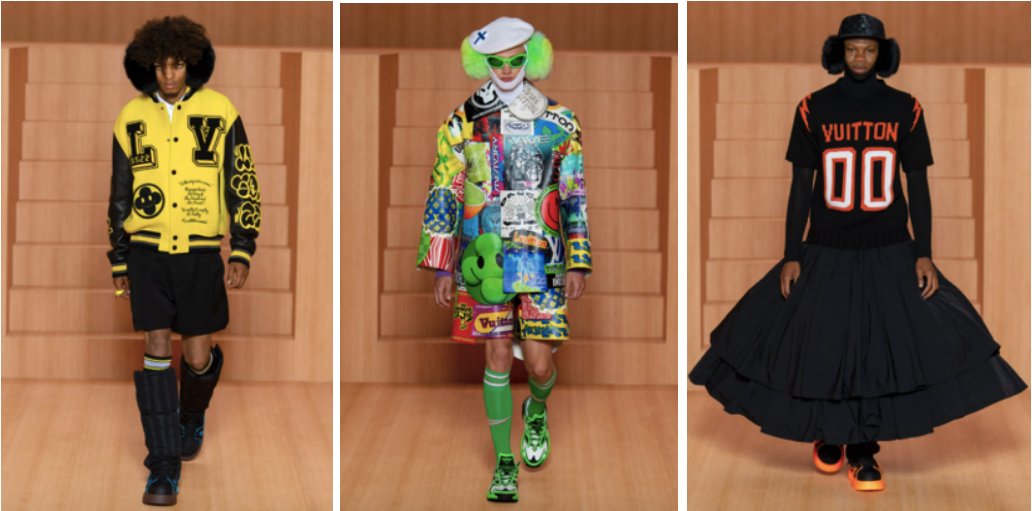 Items from Louis Vuitton’s Spring 2022 menswear collection