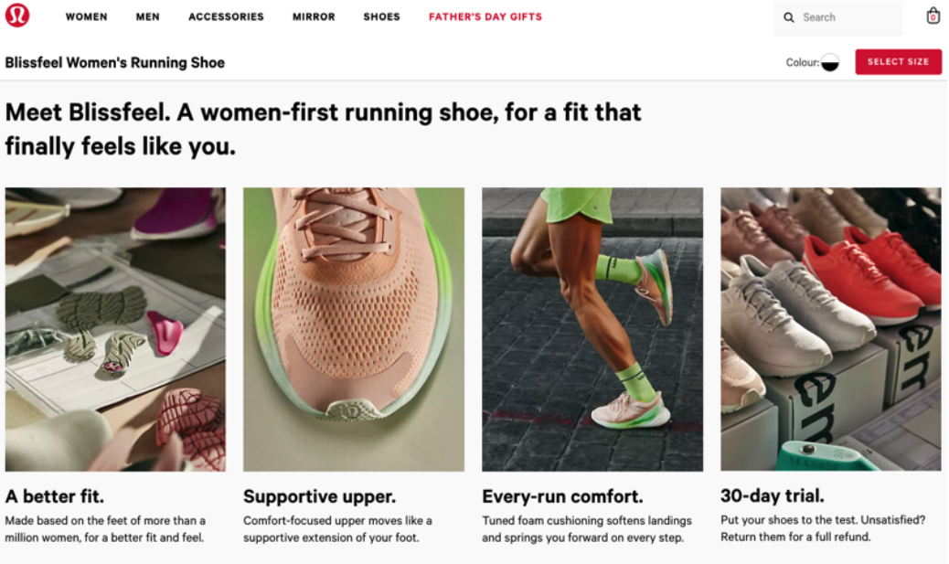 Lululemon Athletica launched its first-ever owned sneakers for women in March 2022