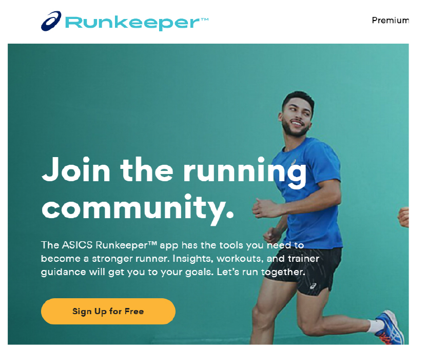 Asics Runkeeper App