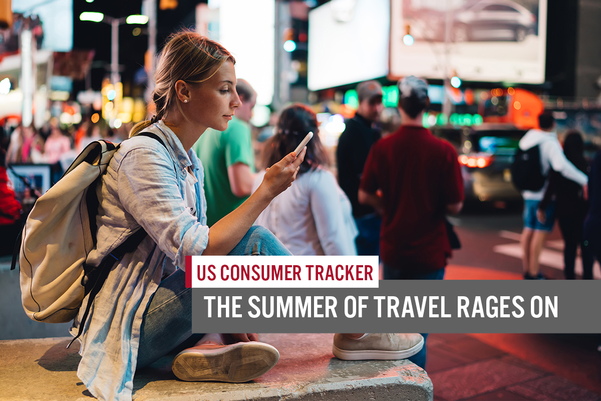 US Consumer Tracker: The Summer of Travel Rages On