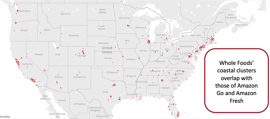 Figure 5. Whole Foods Market: US Store Locations