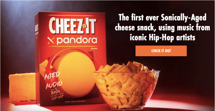 Cheez-It x Pandora Aged by Audio Crackers