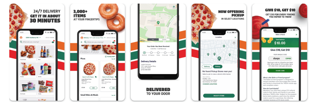 7-Eleven’s 7NOW delivery service