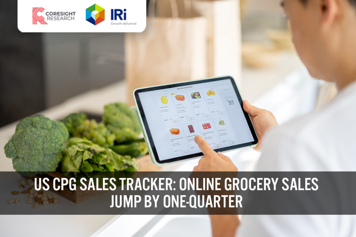 US CPG Sales Tracker: Online Grocery Sales Jump by One-Quarter