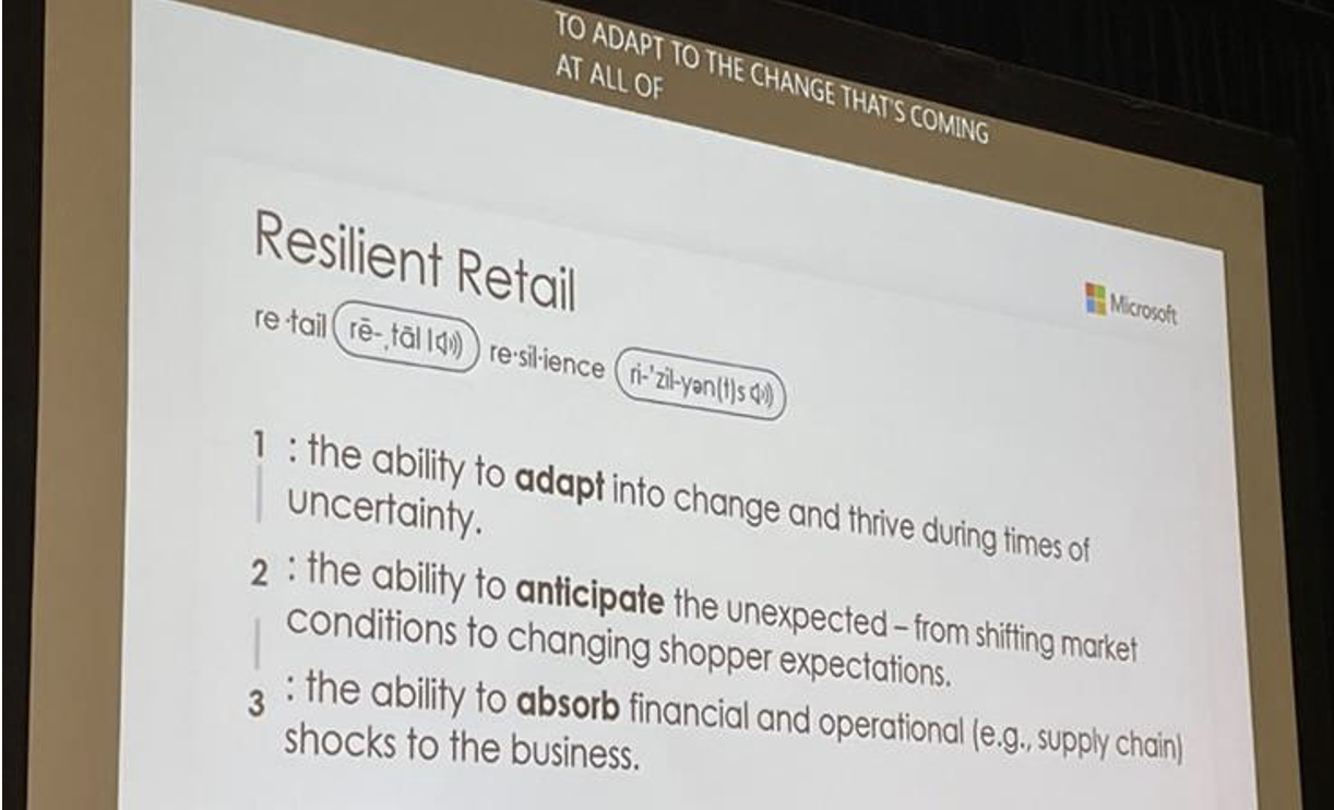 Microsoft’s definition of “resilient retail”