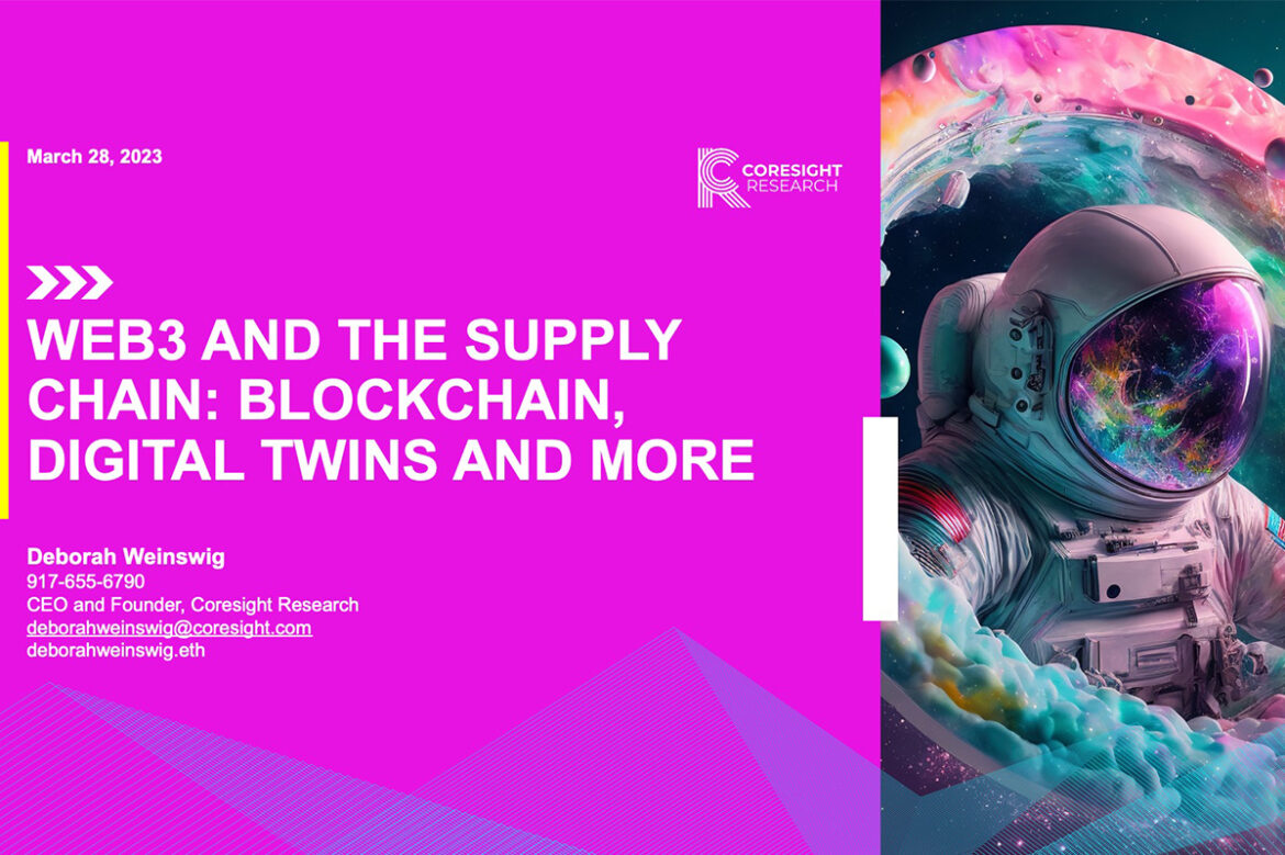 Web3 and the Supply Chain: Blockchain, Digital Twins and More—Insights Presented at Shoptalk 2023