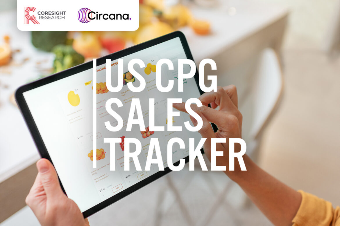 US CPG Sales Tracker: Food & Beverages Category Drives Online CPG Growth’s Sequential Improvement