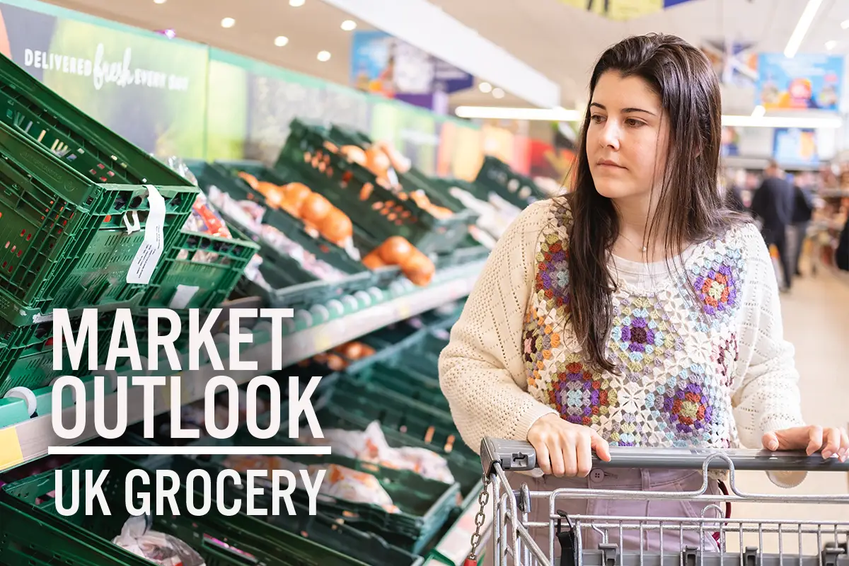 Market Outlook: UK Grocery—Inflation Drives Value Growth Amidst Volume Decline