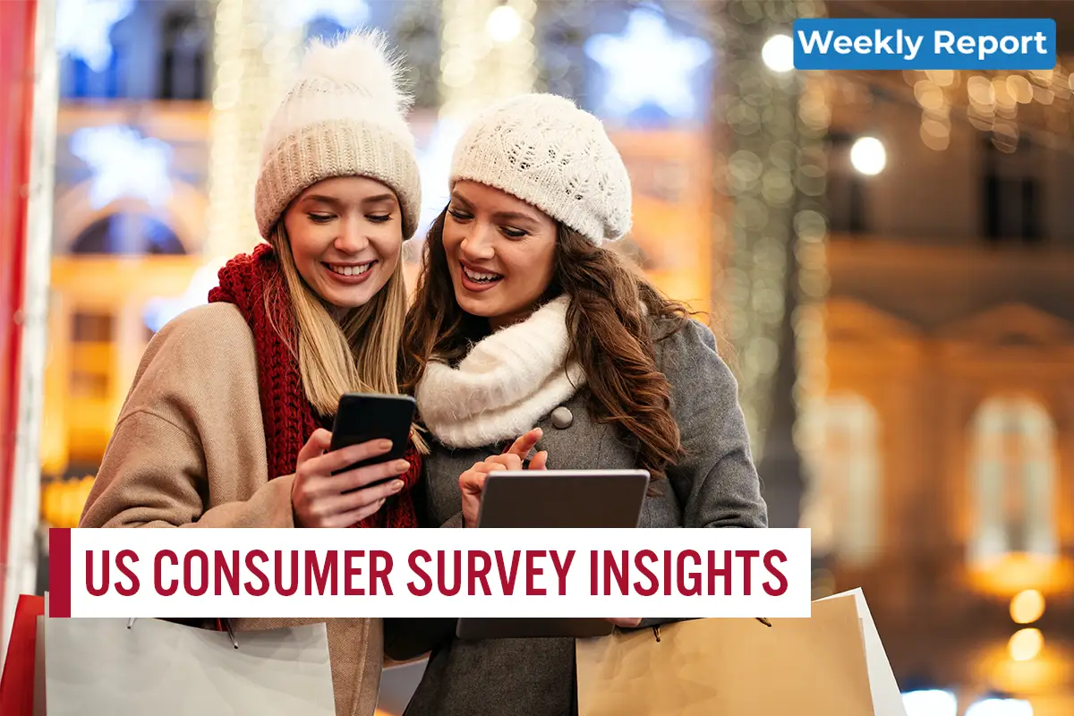 Consumers Skeptical About the Economy, But Cautiously Optimistic About Their Own Finances: US Consumer Survey Insights 2023, Week 44