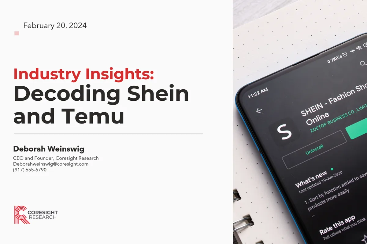Industry Insights: Decoding Shein and Temu