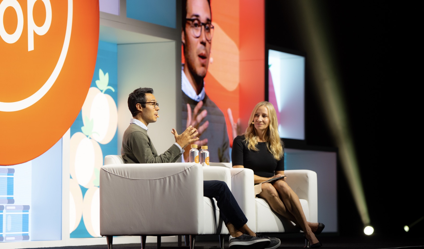 A person and person sitting in chairs AI-generated content may be incorrect.